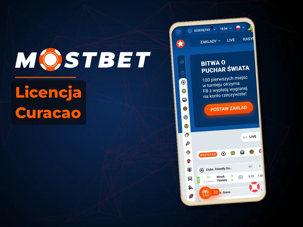 mostbet casino - Licencja Curacao