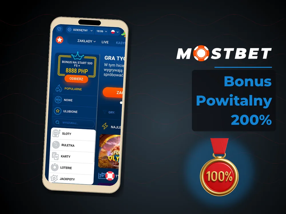 mostbet casino - Bonus Powitalny 200%