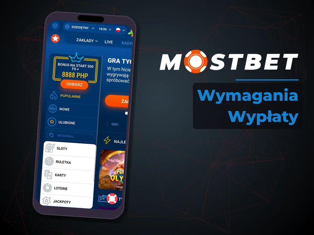 mostbet casino - Wymagania Wypłaty