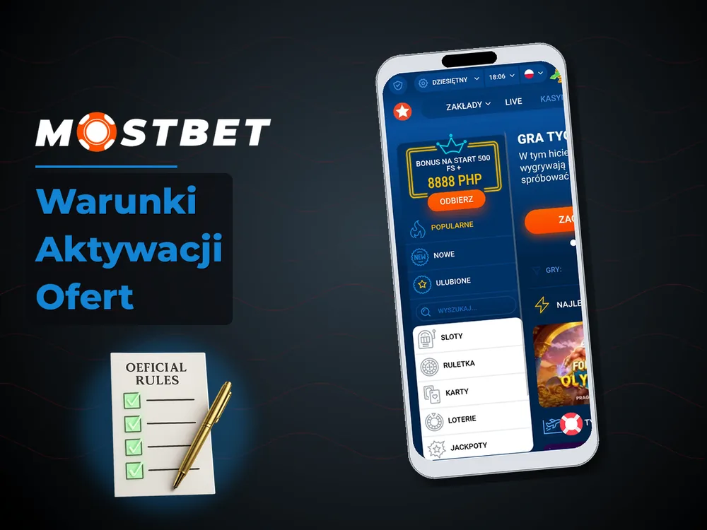 mostbet casino - Warunki Aktywacji Ofert
