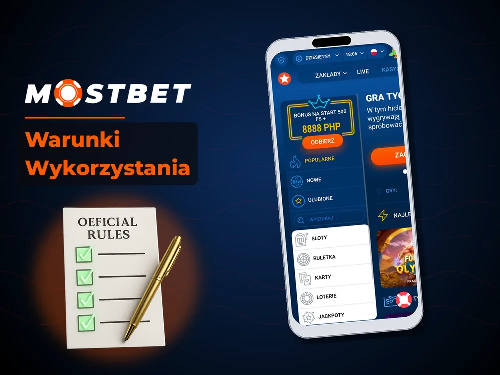 mostbet casino - Warunki Wykorzystania