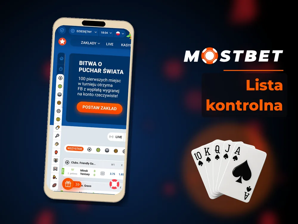 mostbet casino - Lista kontrolna