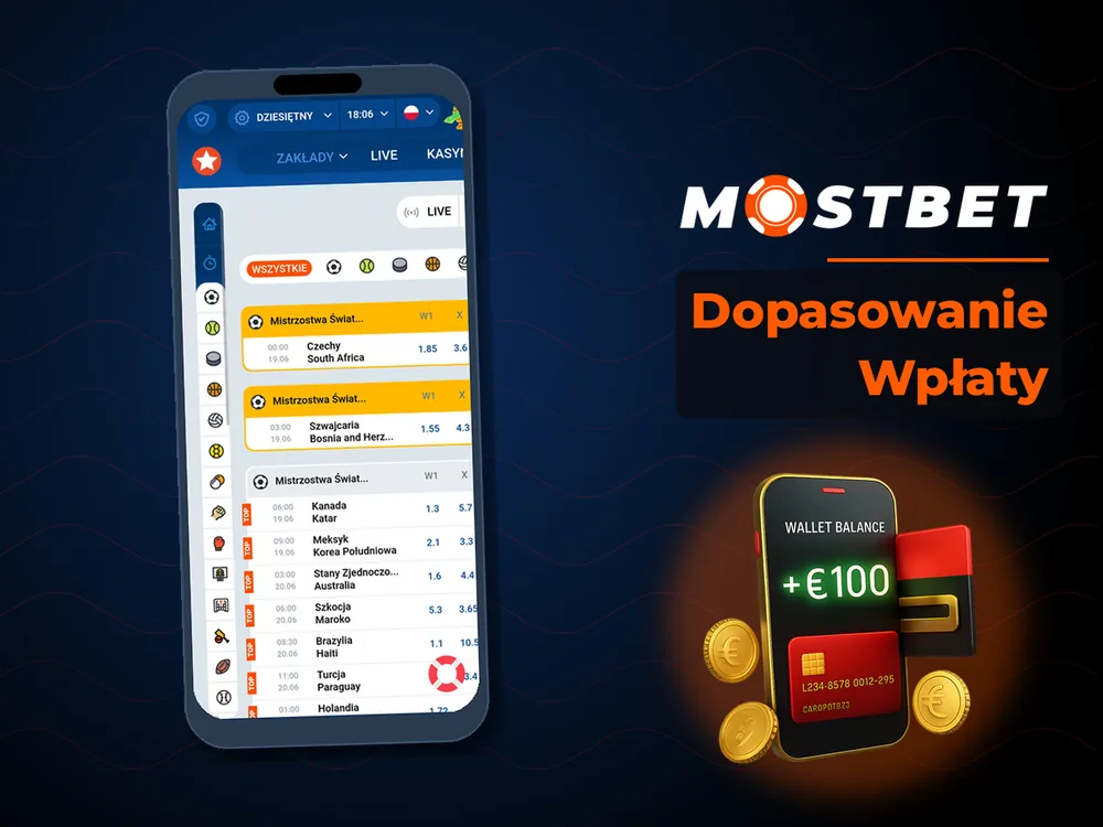 mostbet casino - Dopasowanie Wpłaty