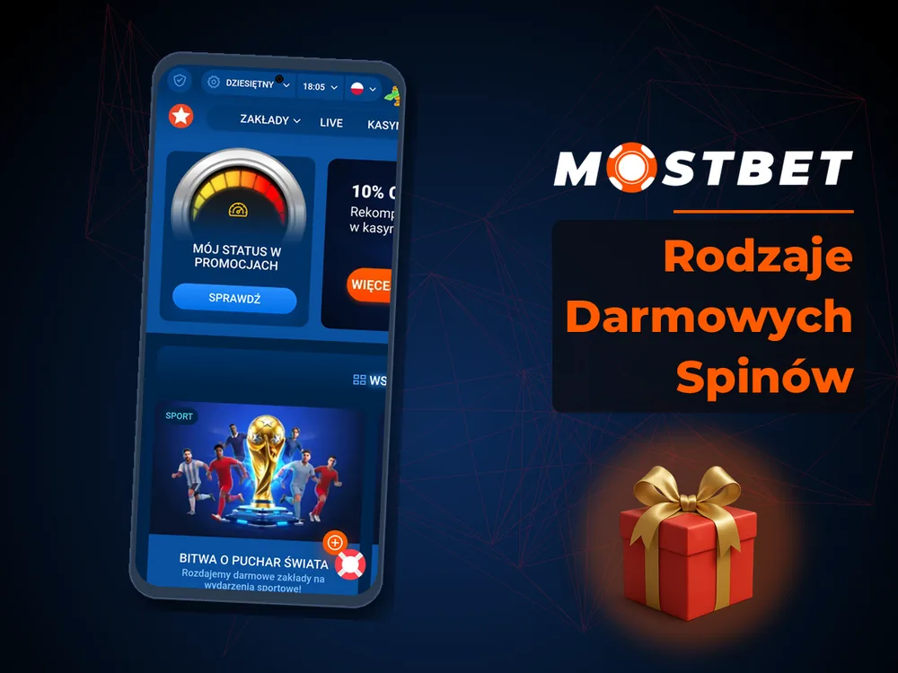 mostbet casino - Rodzaje Darmowych Spinów