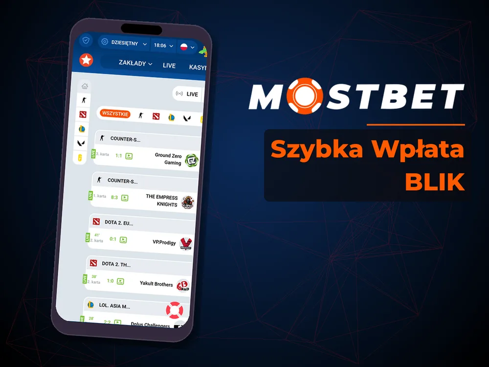 mostbet casino - Szybka Wpłata BLIK