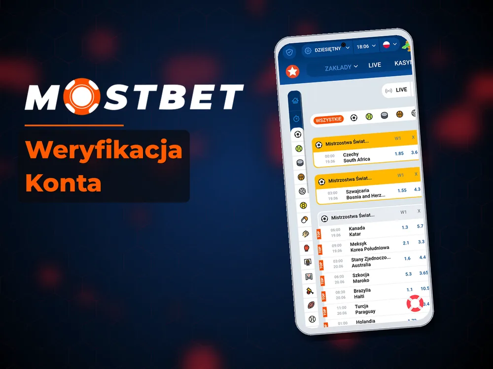 mostbet casino - Weryfikacja Konta