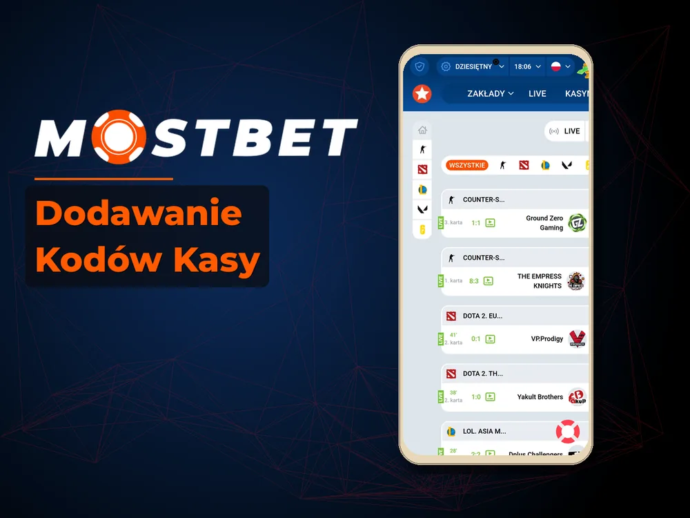 mostbet casino - Dodawanie Kodów Kasy