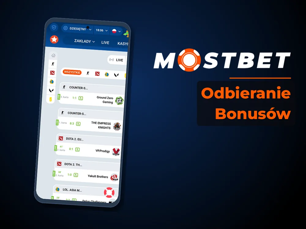 mostbet casino - Odbieranie Bonusów