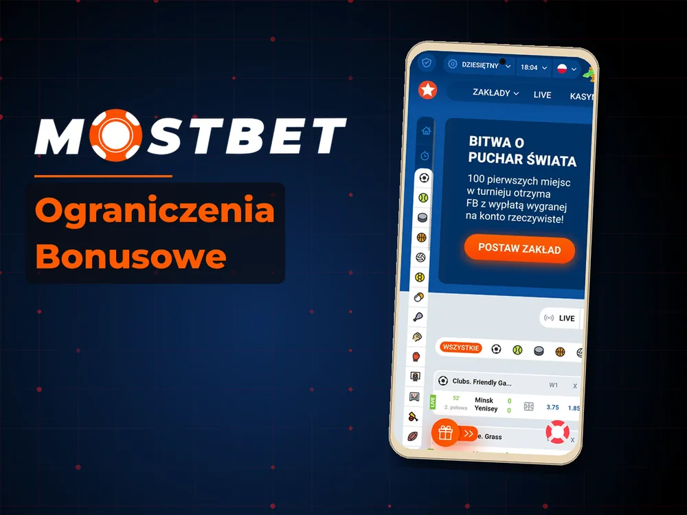mostbet casino - Ograniczenia Bonusowe