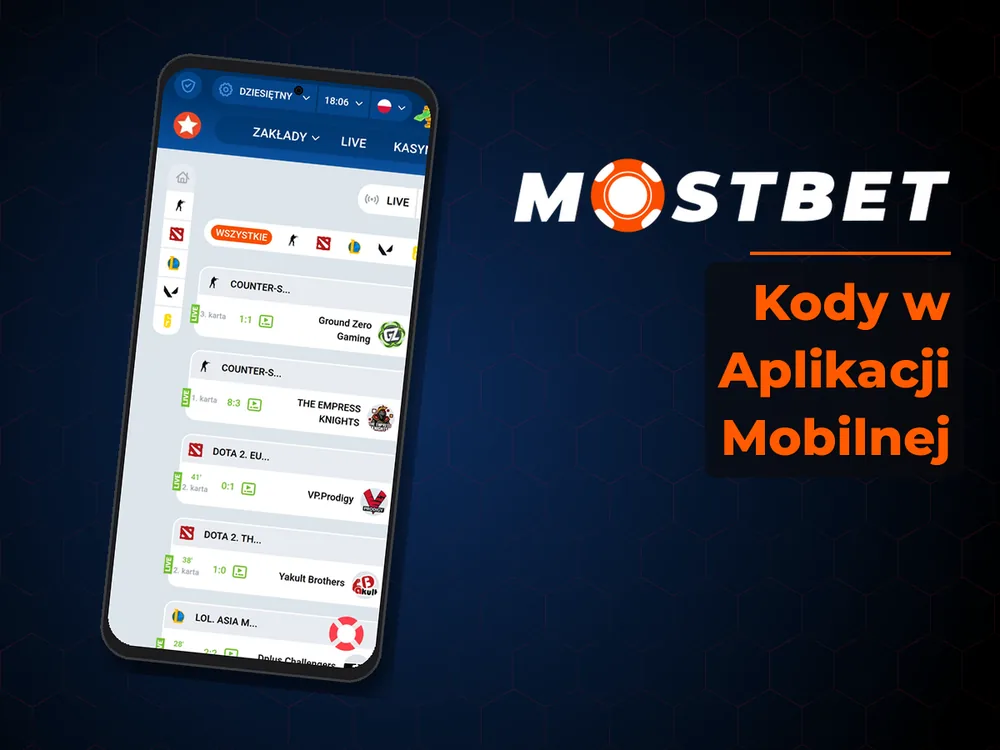 mostbet casino - Kody w Aplikacji Mobilnej