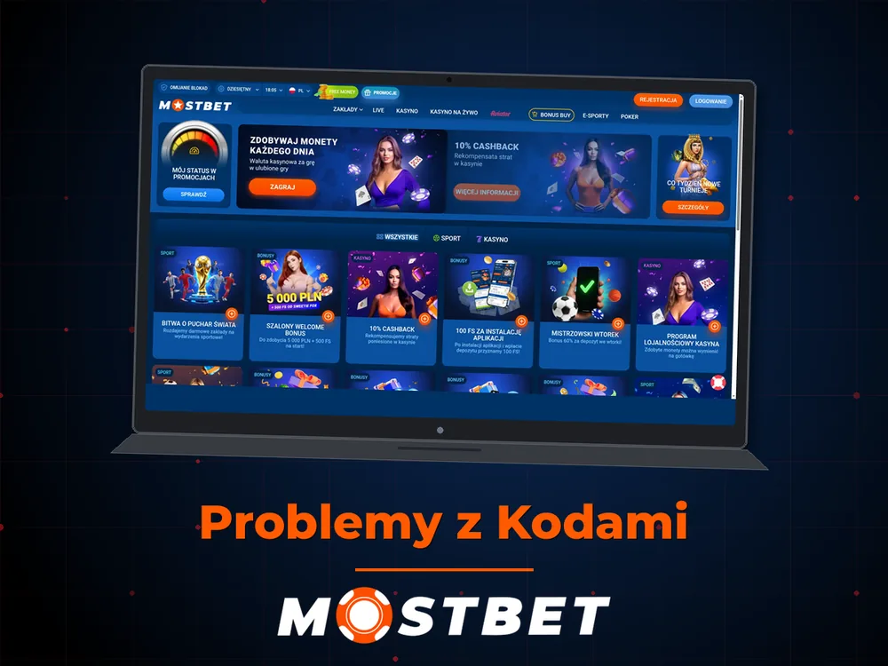 mostbet casino - Problemy z Kodami