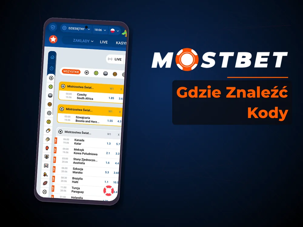 mostbet casino - Gdzie Znaleźć Kody