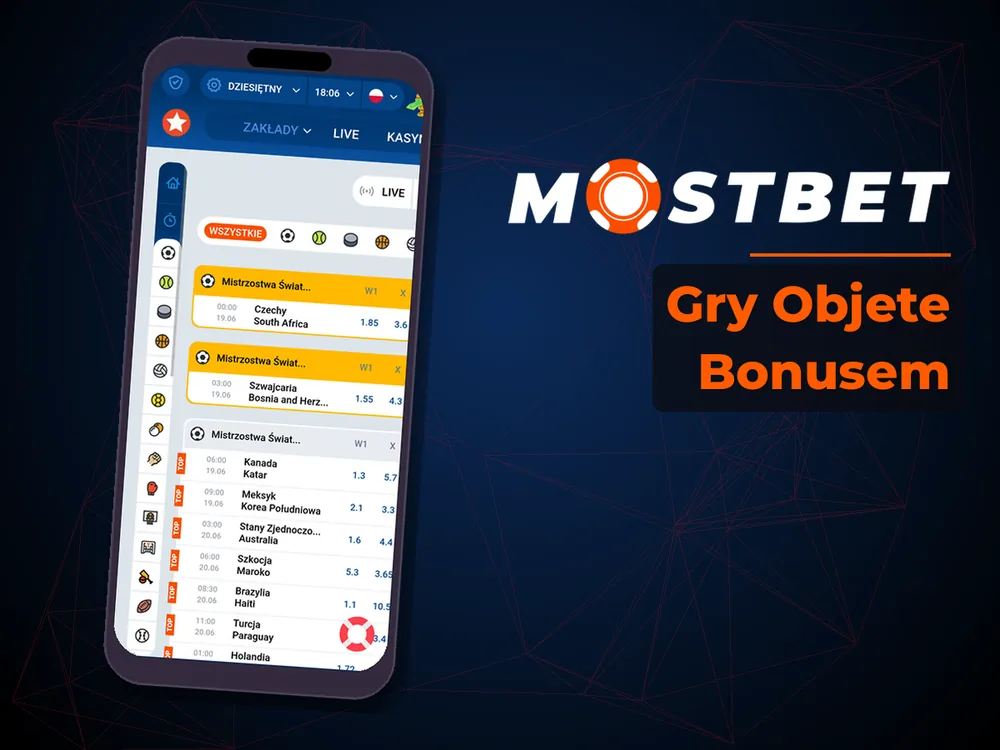 mostbet casino - Gry Objete Bonusem