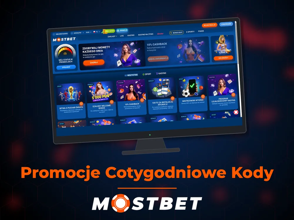 mostbet casino - Promocje Cotygodniowe Kody