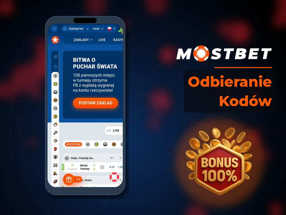 mostbet casino - Odbieranie Kodów