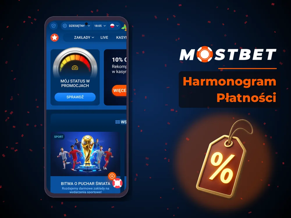 mostbet casino - Harmonogram Płatności