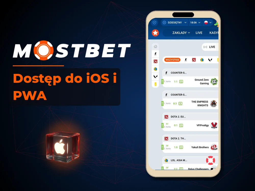 mostbet casino - Dostęp do iOS i PWA