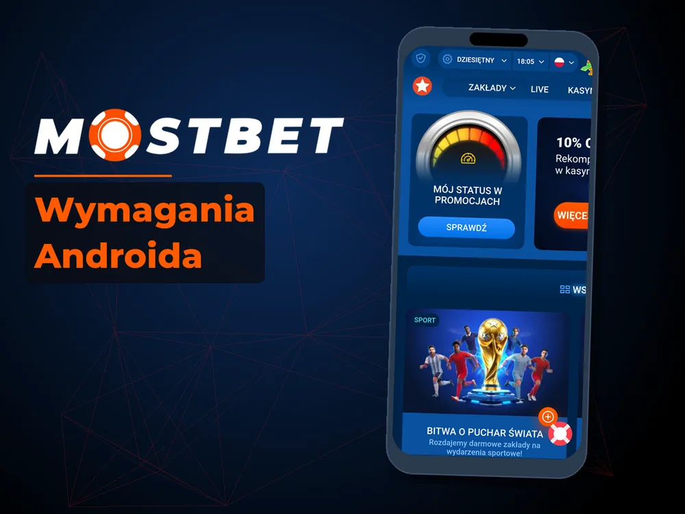 mostbet casino - Wymagania Androida
