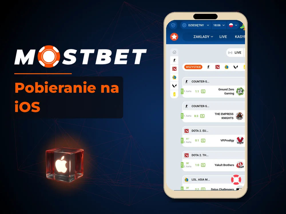 mostbet casino - Pobieranie na iOS