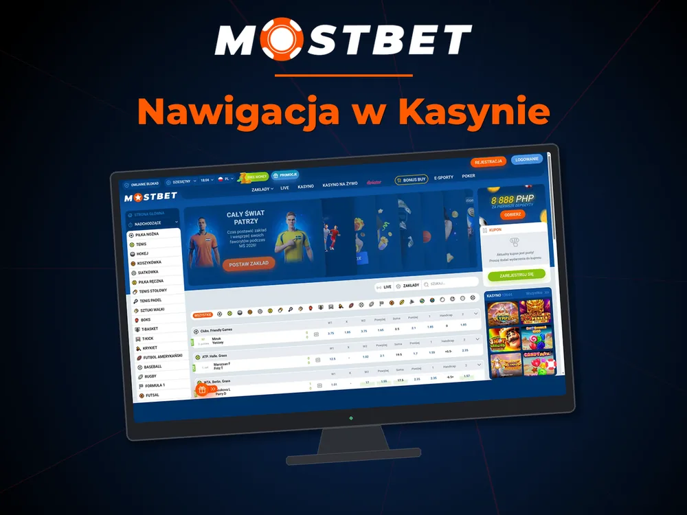 mostbet casino - Nawigacja w Kasynie