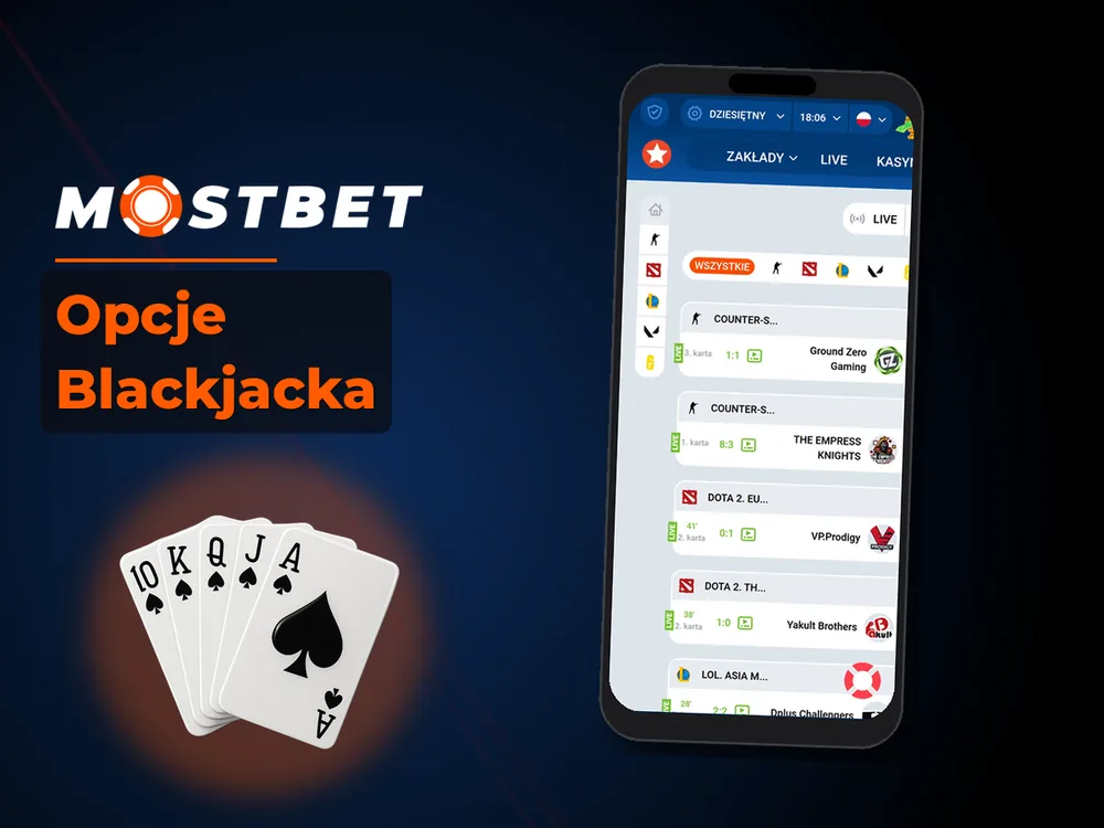 mostbet casino - Opcje Blackjacka