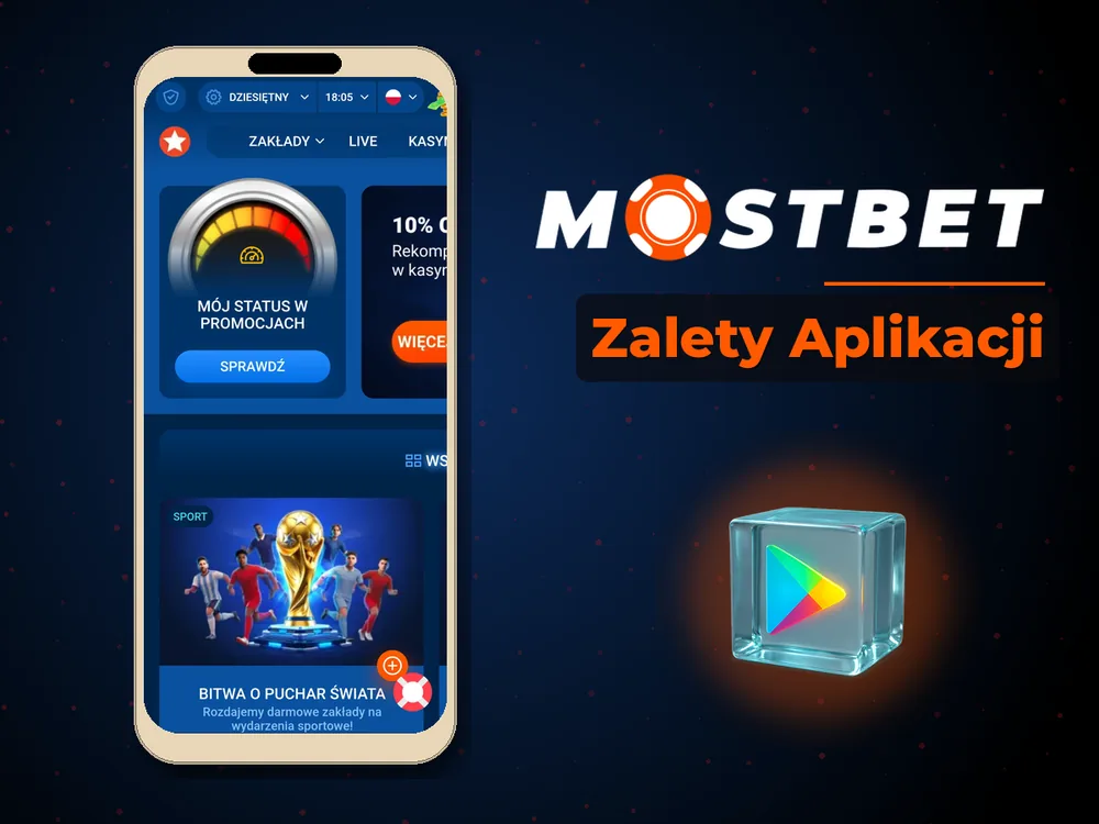 mostbet casino - Zalety Aplikacji