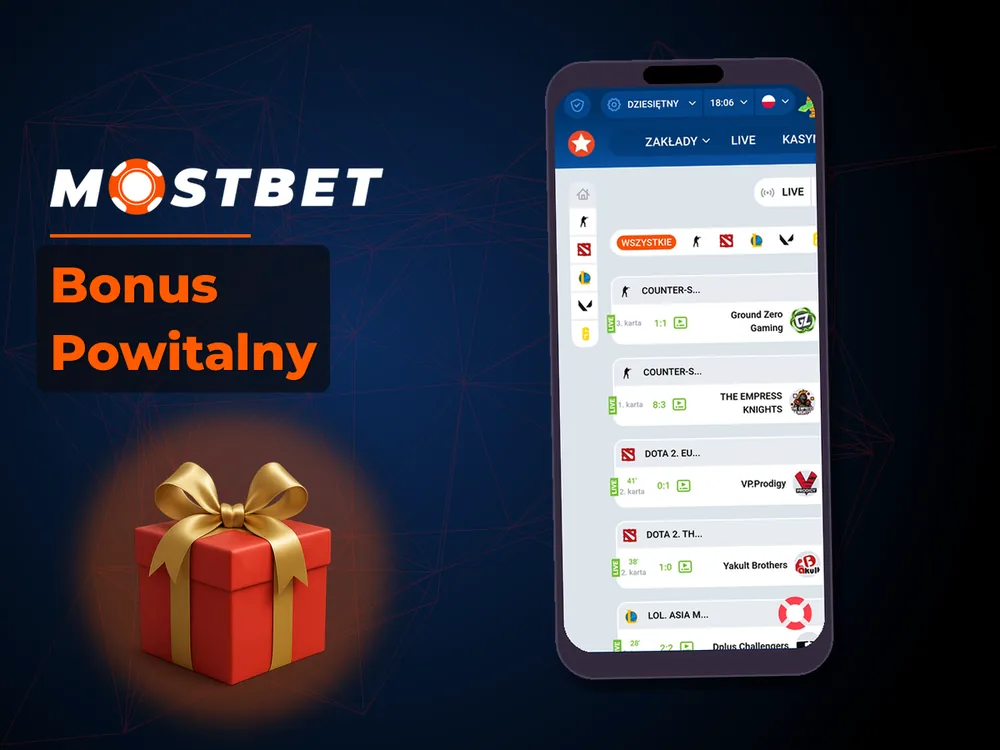 mostbet casino - Bonus Powitalny