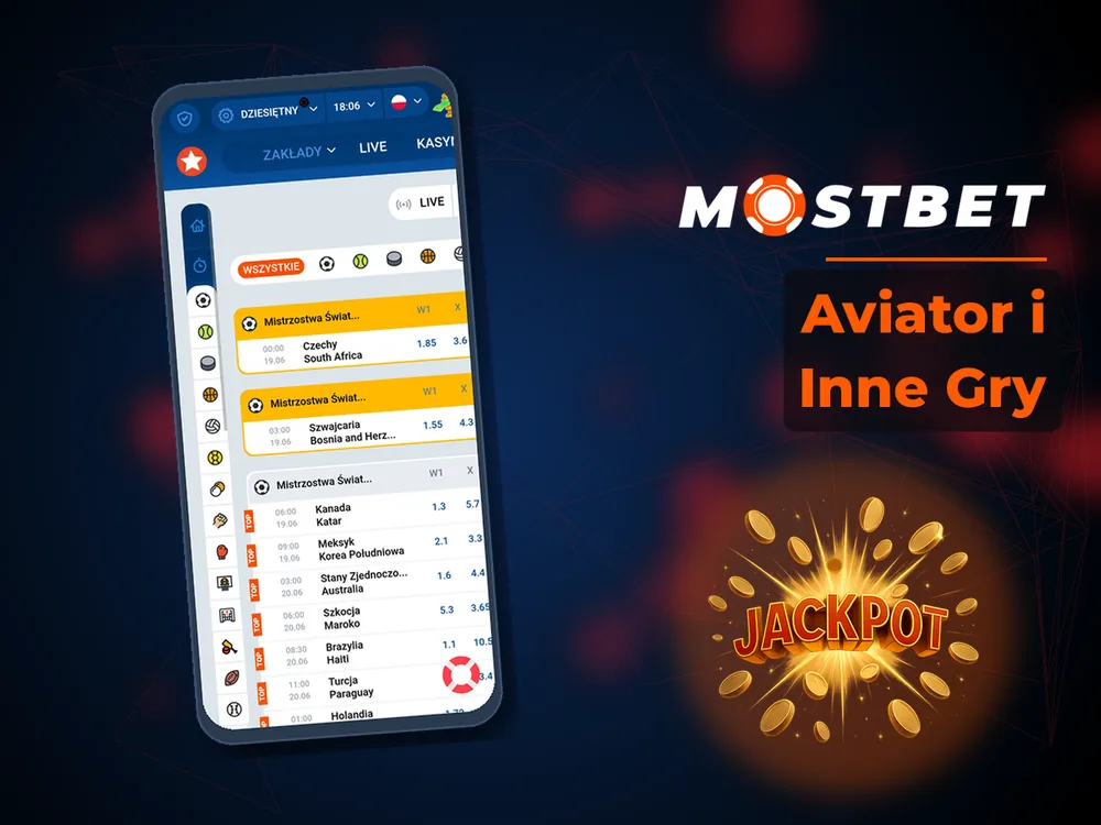mostbet casino - Aviator i Inne Gry