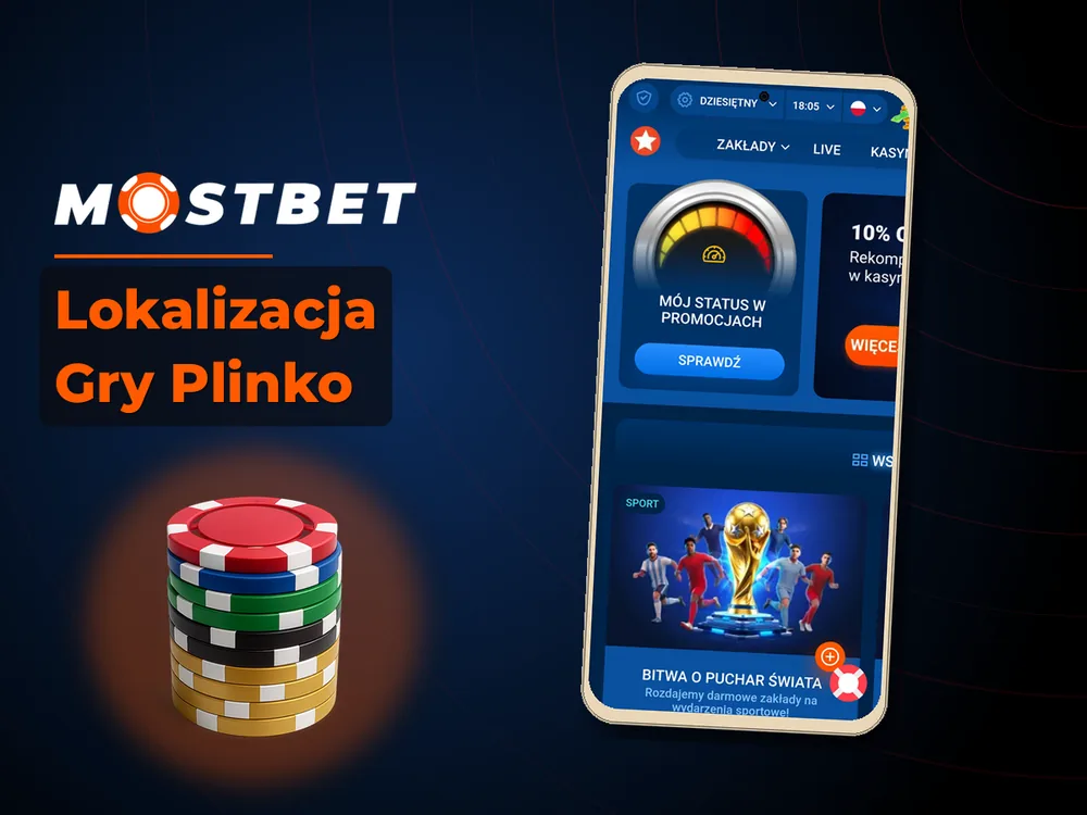 mostbet casino - Lokalizacja Gry Plinko