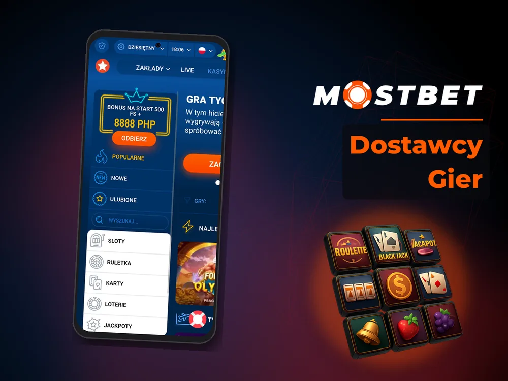 mostbet casino - Dostawcy Gier
