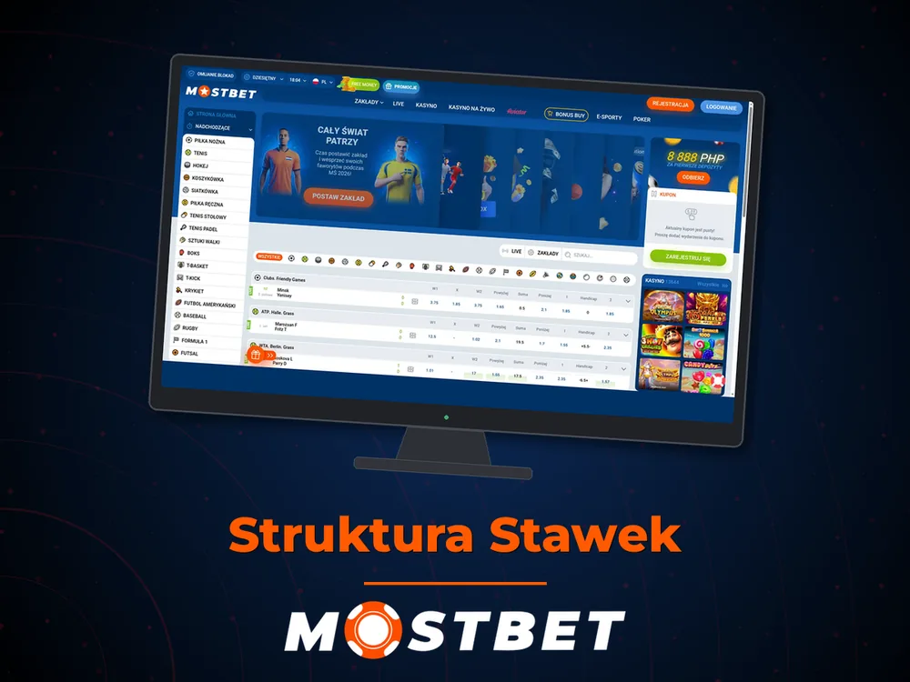 mostbet casino - Struktura Stawek