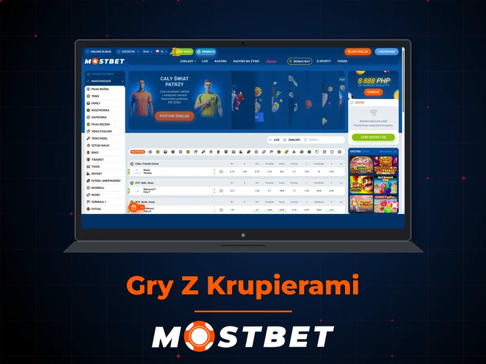 mostbet casino - Gry Z Krupierami