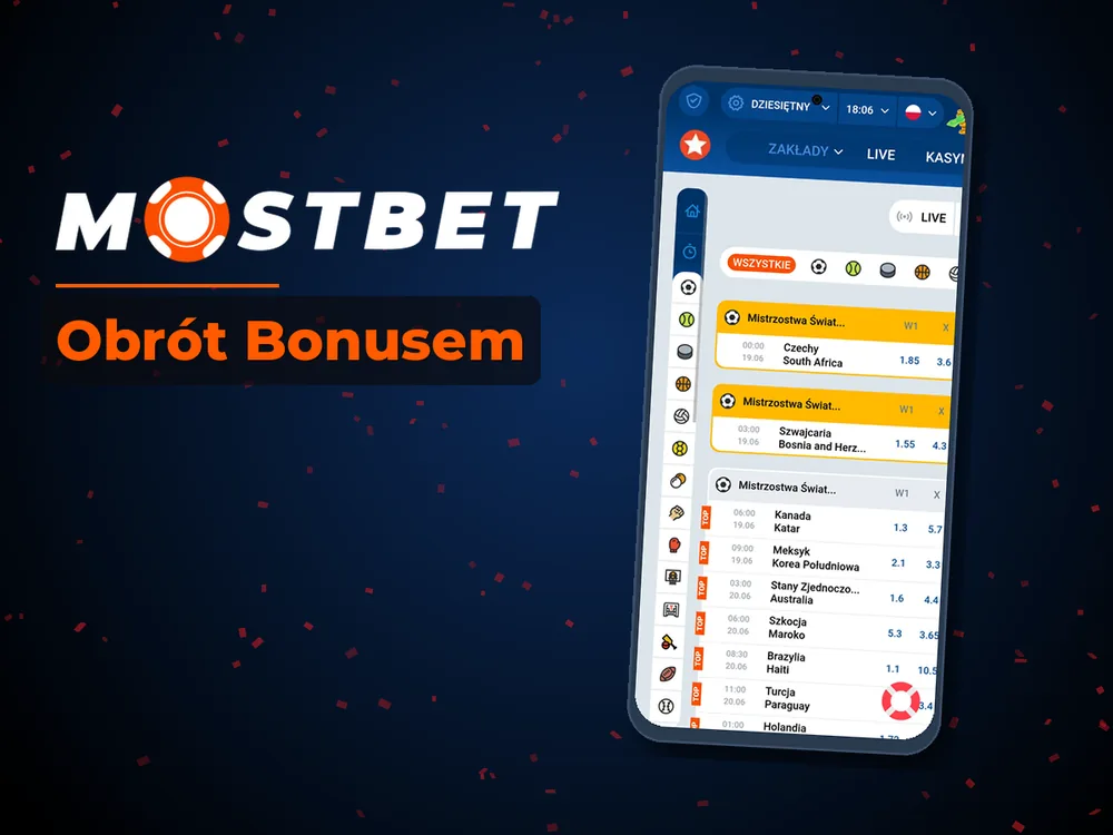 mostbet casino - Obrót Bonusem