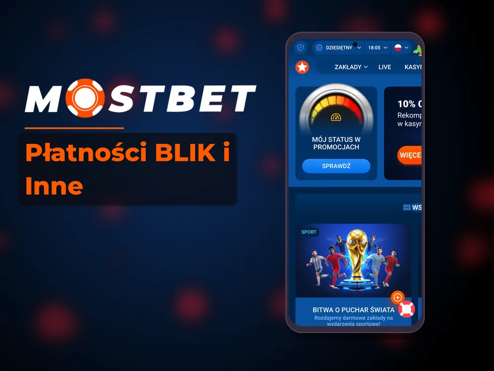 mostbet casino - Płatności BLIK i Inne