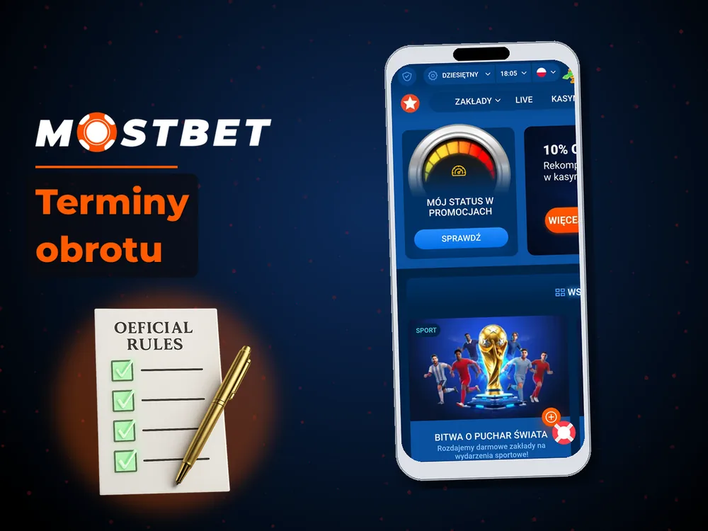 mostbet casino - Terminy obrotu