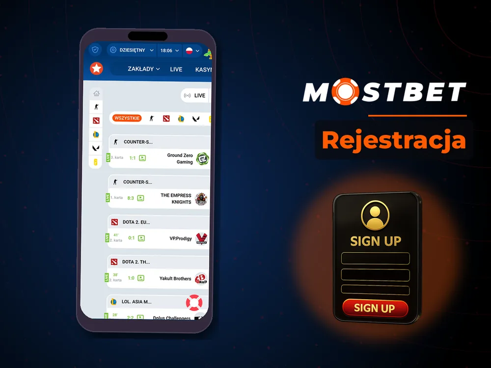 mostbet casino - Rejestracja