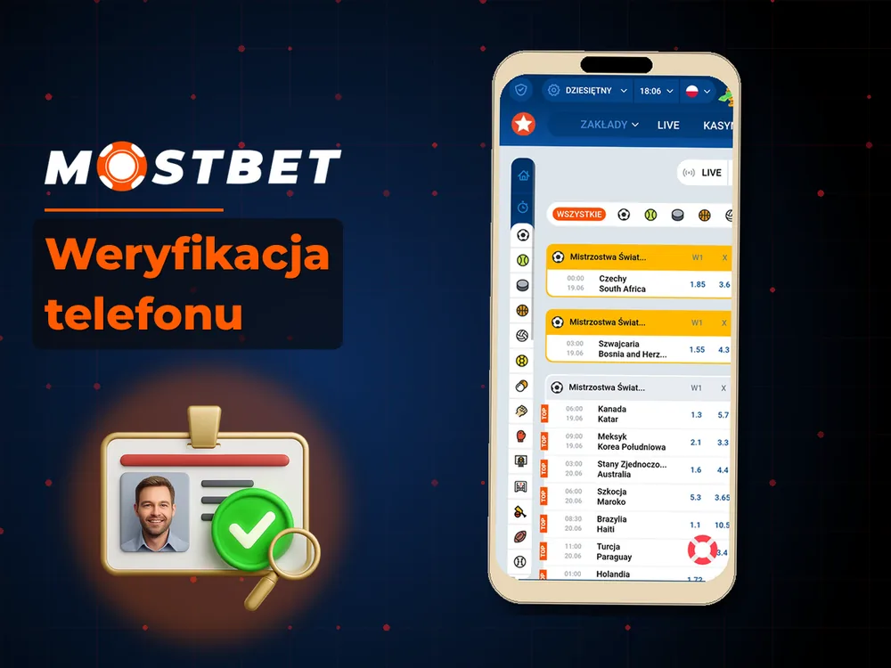 mostbet casino - Weryfikacja telefonu