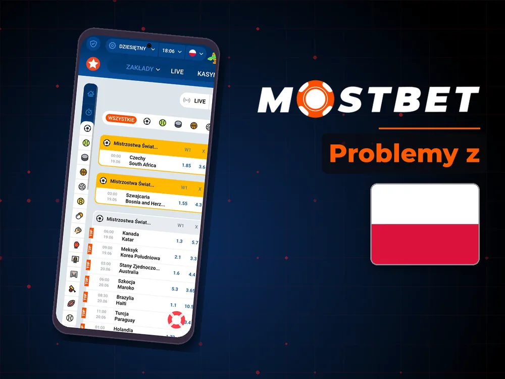 mostbet casino - Problemy z